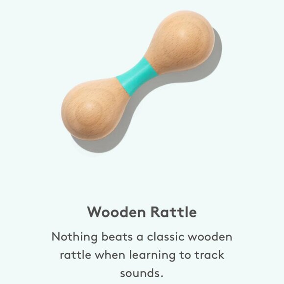 Lovevery Wooden Rattle from The Charmer play kit 3-4 months - Picture 4 of 4